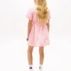 Abito a righe in popeline per bambina