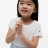 Abito combinato in seersucker a quadretti per bambina