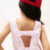 Abito da bambina con ricami e fiocco