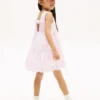 Abito da bambina con ricami e fiocco