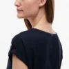 Abito in cotone elasticizzato con cintura