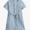 Abito in denim a righe per bambina Abito in denim a righe per bambina