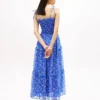 Abito lungo a balze in chiffon Tommy Jeans Abito lungo a balze in chiffon Tommy Jeans