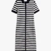 Abito maglione polo leggero a righe Abito maglione polo leggero a righe
