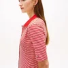 Abito midi polo con bottoni dorati Abito midi polo con bottoni dorati