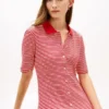 Abito midi polo con bottoni dorati Abito midi polo con bottoni dorati