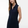 Abito midi polo senza maniche in piqué Abito midi polo senza maniche in piqué