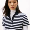 Abito polo a righe slim fit