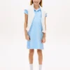 Abito polo con stampa floreale su tutta la superficie per bambina
