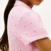 Abito polo con stampa floreale su tutta la superficie per bambina