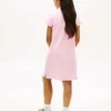 Abito polo con stampa floreale su tutta la superficie per bambina