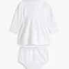 Abito polo elasticizzato a maniche lunghe per neonati Abito polo elasticizzato a maniche lunghe per neonati