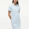 Abito polo in piqué elasticizzato a righe Abito polo in piqué elasticizzato a righe