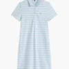Abito polo in piqué elasticizzato a righe Abito polo in piqué elasticizzato a righe