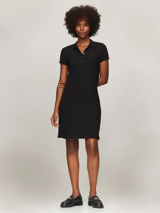 Abito polo slim fit in cotone elasticizzato Abito polo slim fit in cotone elasticizzato