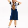 Abito skater in polo elasticizzata per bambini