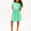 Abito T-shirt con stampa primaverile per bambini Abito T-shirt con stampa primaverile per bambini