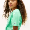 Abito T-shirt con stampa primaverile per bambini Abito T-shirt con stampa primaverile per bambini