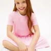 Abito T-shirt con stampa primaverile per bambini Abito T-shirt con stampa primaverile per bambini