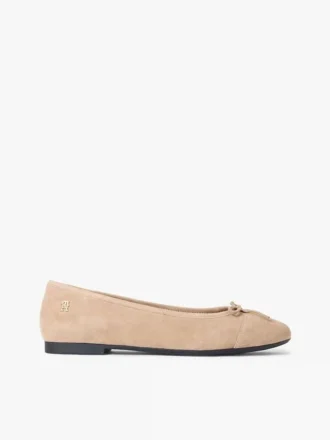 Ballerine in pelle scamosciata