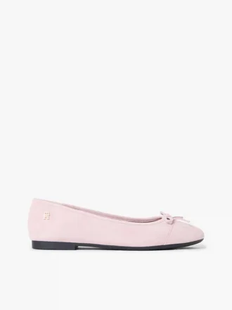 Ballerine in pelle scamosciata