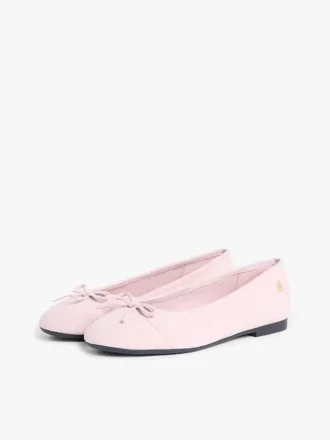 Ballerine in pelle scamosciata