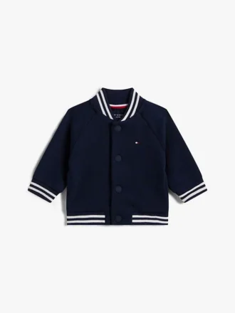 Bomber con logo monotipo Varsity per neonati