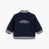 Bomber con logo monotipo Varsity per neonati Bomber con logo monotipo Varsity per neonati