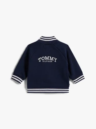 Bomber con logo monotipo Varsity per neonati