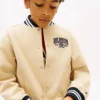 Bomber da ragazzo in twill satinato Bomber da ragazzo in twill satinato