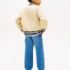 Bomber da ragazzo in twill satinato Bomber da ragazzo in twill satinato