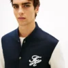 Bomber in spugna pesante con monogramma in script Bomber in spugna pesante con monogramma in script