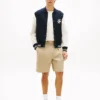 Bomber in spugna pesante con monogramma in script Bomber in spugna pesante con monogramma in script