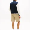 Bomber in spugna pesante con monogramma in script Bomber in spugna pesante con monogramma in script