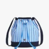 Borsa a secchiello in tela a righe per bambini