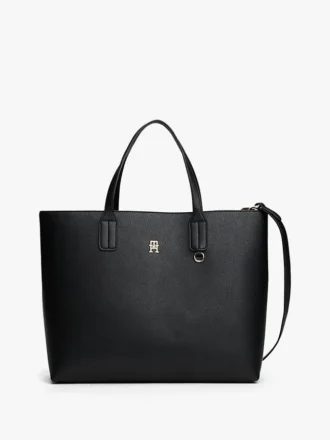 Borsa a tracolla con logo monogramma Borsa a tracolla con logo monogramma