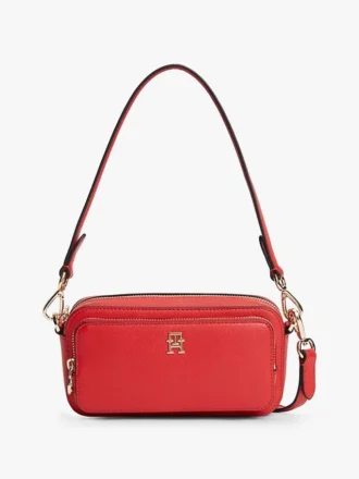 Borsa a tracolla con logo monogramma