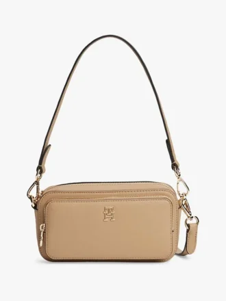Borsa a tracolla con logo monogramma