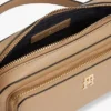 Borsa a tracolla con logo monogramma