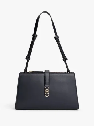 Borsa a tracolla con monogramma lucido Borsa a tracolla con monogramma lucido