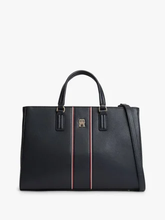 Borsa a tracolla con strisce iconiche