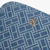 Borsa a tracolla in denim con stampa bandiera all-over Borsa a tracolla in denim con stampa bandiera all-over