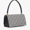 Borsa a tracolla in jacquard con chiusura Monogram Borsa a tracolla in jacquard con chiusura Monogram