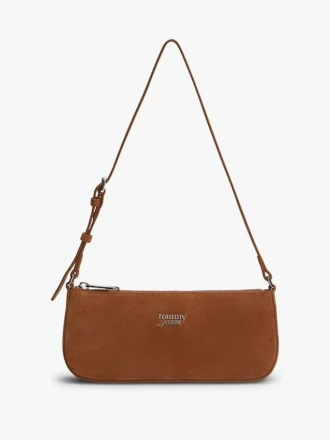 Borsa a tracolla in pelle scamosciata Tommy Jeans