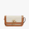 Borsa a tracolla in tela con monogramma Borsa a tracolla in tela con monogramma