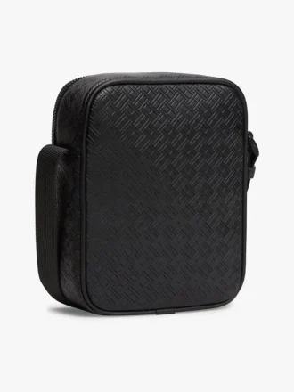 Borsa a tracolla mini con logo bandiera su tutta la superficie