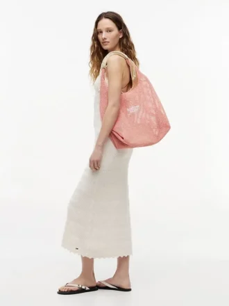 Borsa a tracolla morbida all’uncinetto Tommy Jeans