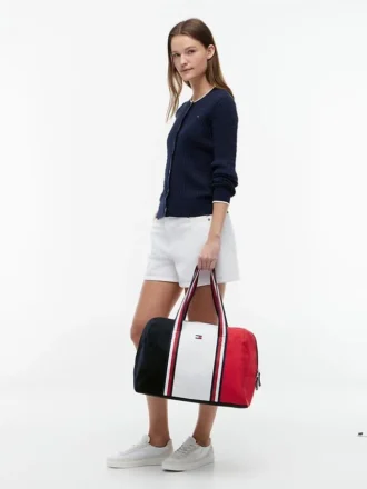 Borsa da viaggio a blocchi di colore