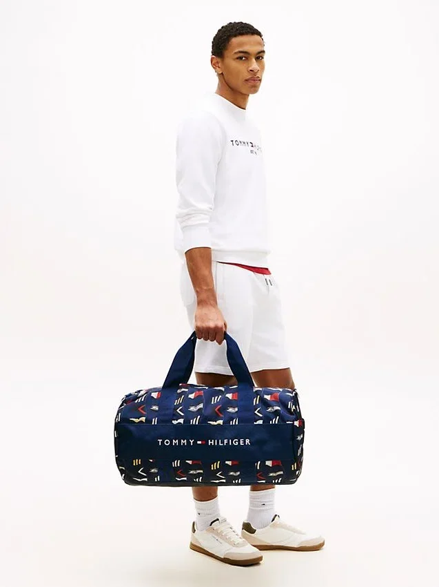 Borsa da viaggio con bandiera da vela su tutta la superficie Borsa da viaggio con bandiera da vela su tutta la superficie