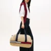 Borsa da viaggio con logo a strisce e bandiera Borsa da viaggio con logo a strisce e bandiera